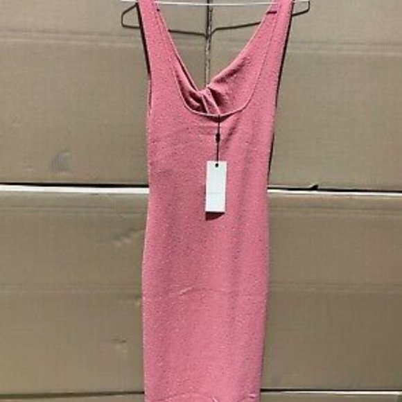 Bec and Bridge fitted salmon color dress size US 6 - Picture 5 of 6